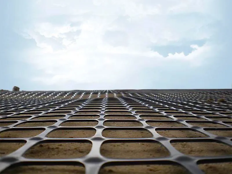 High Tensile Strength Geogrid Reinforcement PP Plastic Biaxial  Geogrid