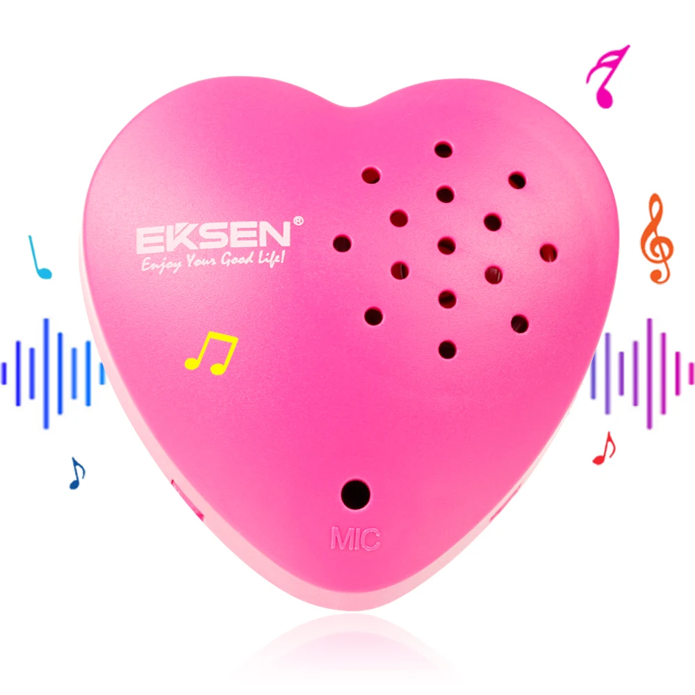 Heart Shaped Voice Recorder 30 Second Voice Sound Recorder Module For Plush Toy Soft Stuffed Animals Baby Dolls accessories