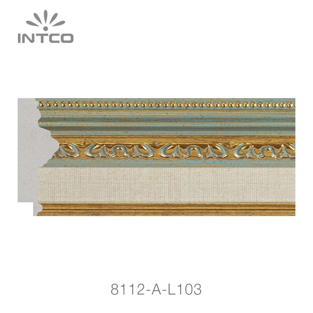 INTCO New Arrival Factory Price Home Decorative Deep Embossing Canvas Art Photo Picture PS Frame Moulding