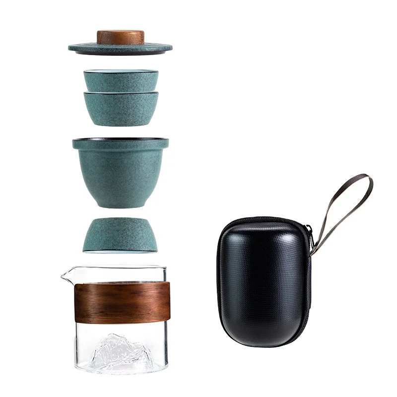 Mountain Peak Cup Yixing Authentic Kungfu Tea Set Purple Clay Teapot Handmade Chinese Zisha Best-Selling Factory Wholesale