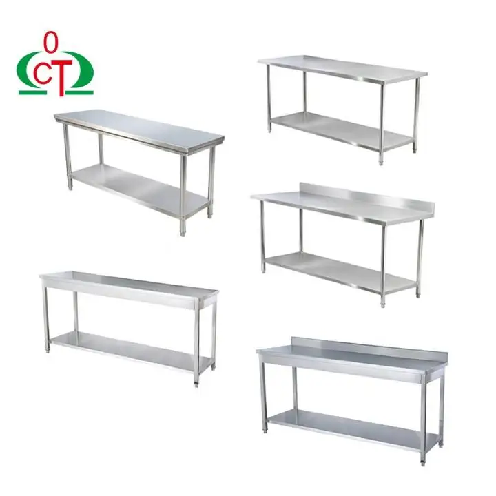 High Quality Workbenches Restaurant Workbenches Can Carry Heavy Loads Stainless Steel Work Table