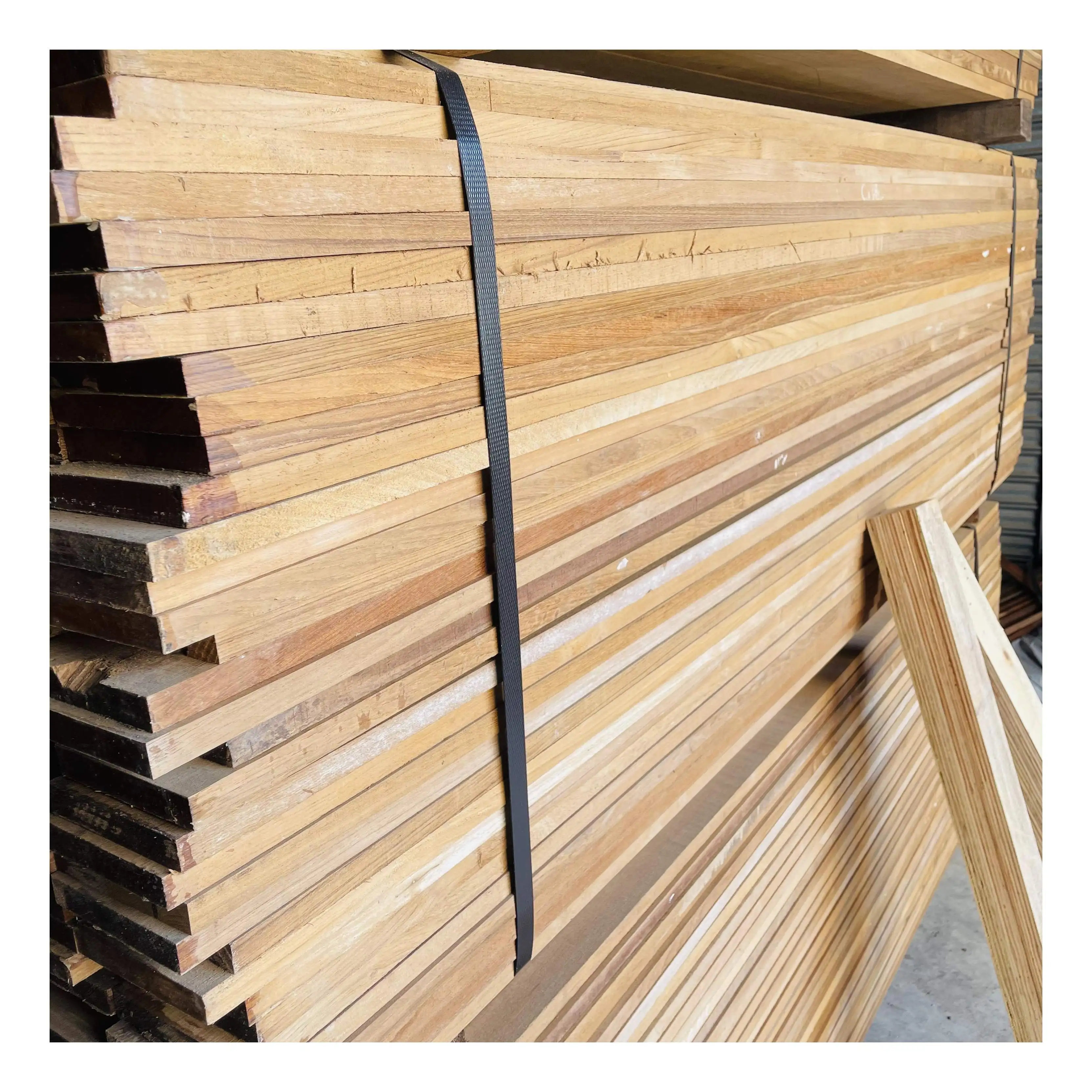 Real durable hard wood rough square teak wood for villas