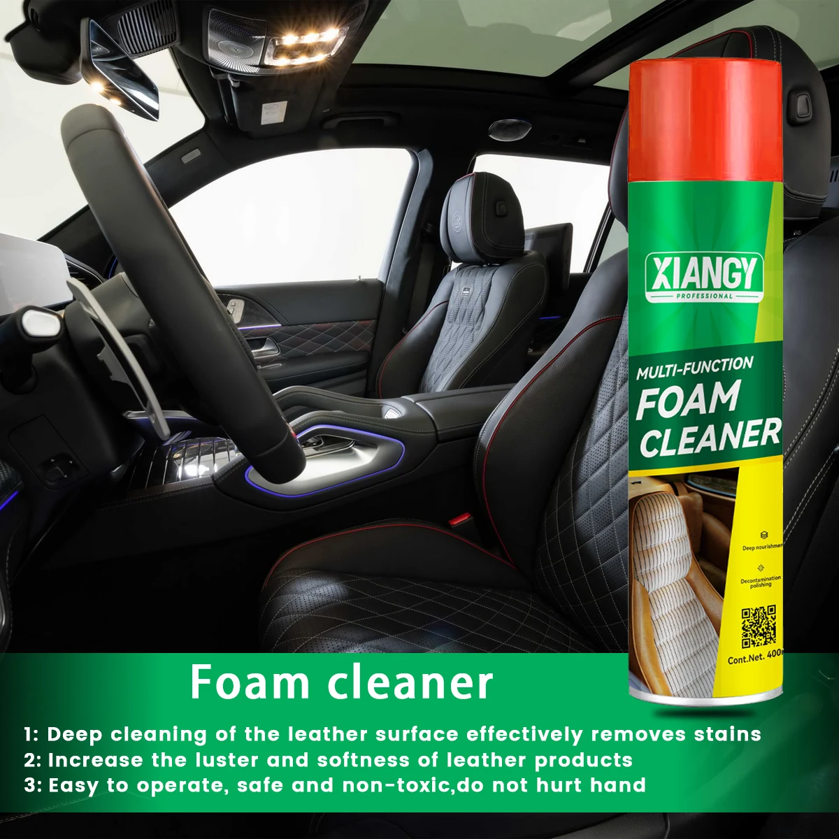 Xiangy Powerful Multi Purpose Foam Cleaner Spray 600ml
