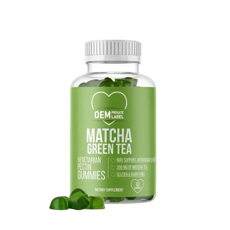 OEM Matcha зеленый чай для похудения жевательные конфеты Детокс и деблат мармеладный экстракт женщин