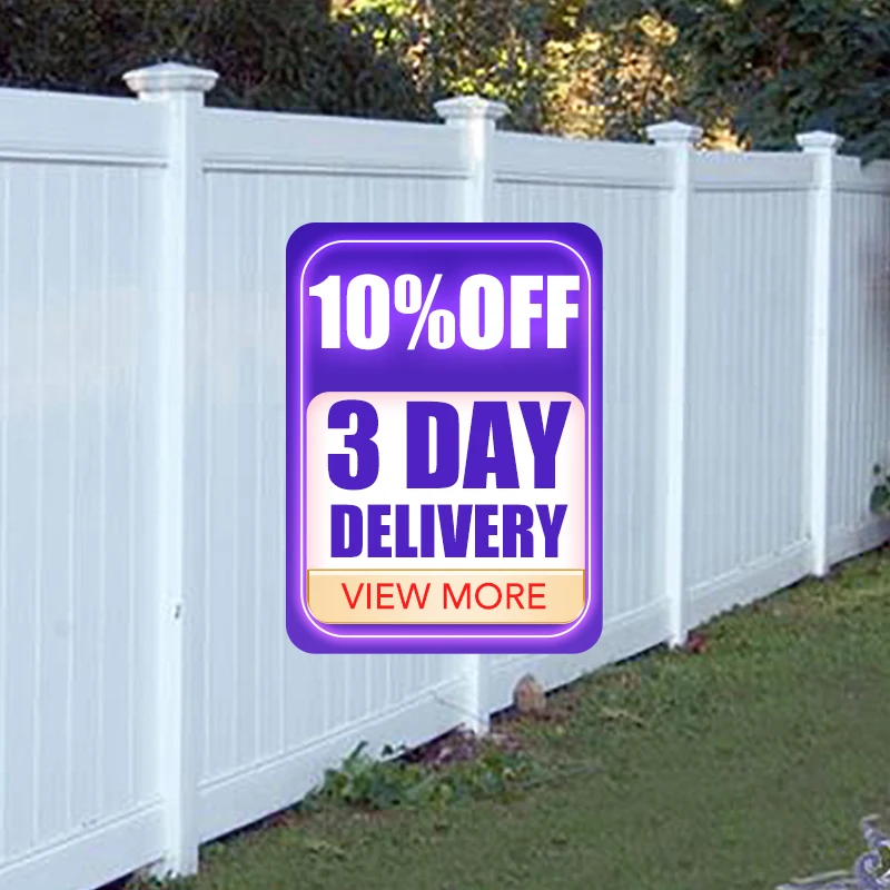 73 * 96 in Top Quality Factory Directly  Plastic PVC Fence for Garden