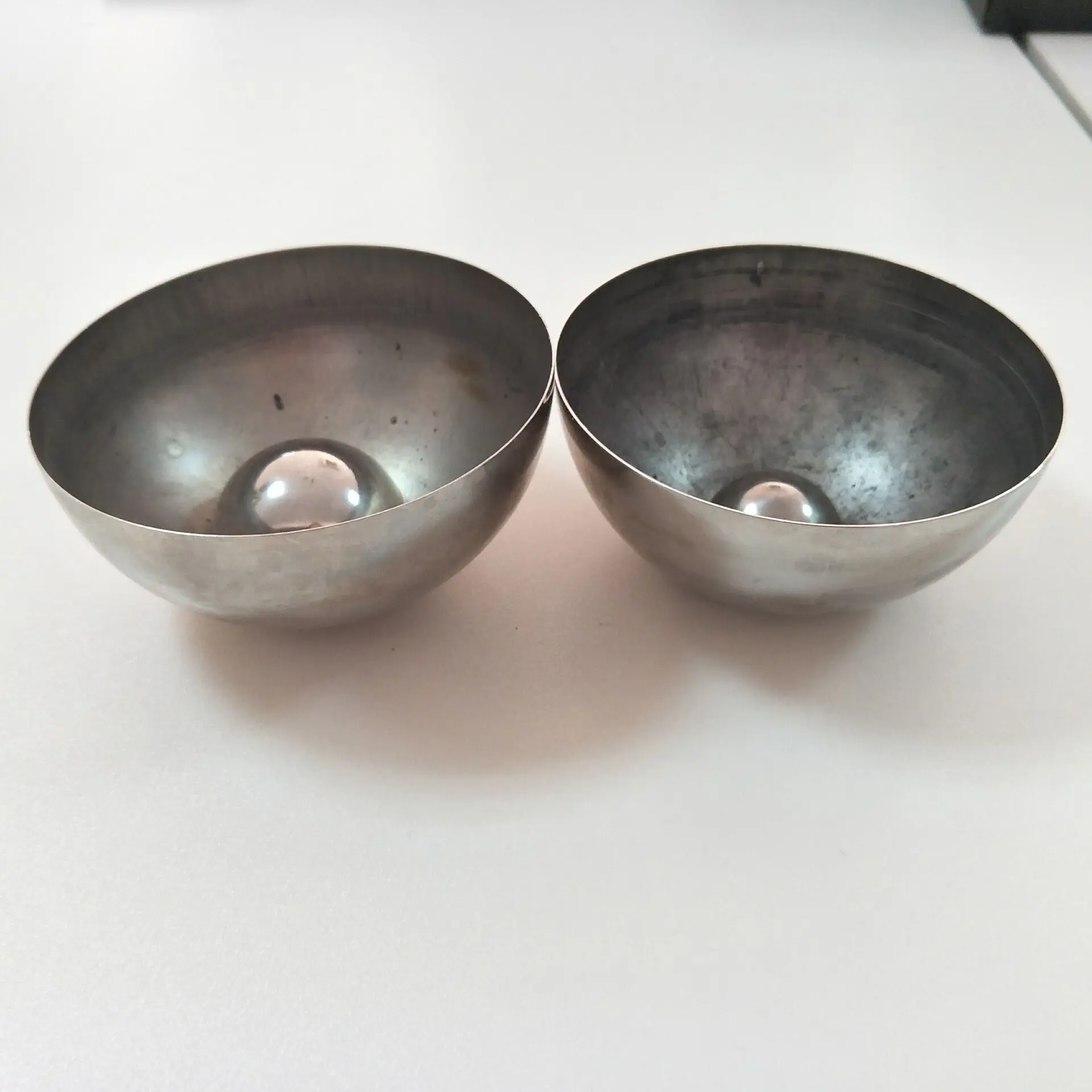 Неполированная полированная полусферная головка из мягкой стали