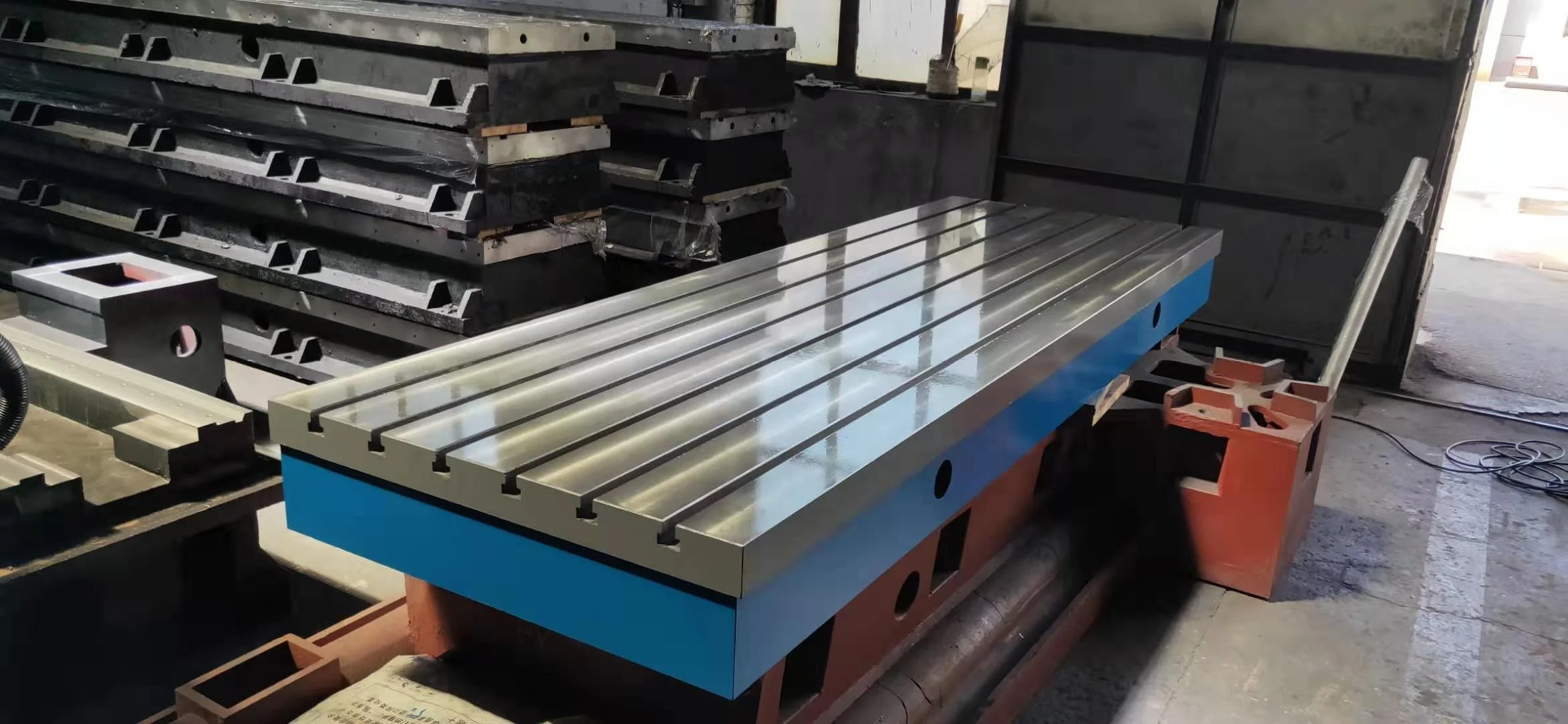 
2000x1000 mm Electrical Motor Testing T slots Cast Iron Bed Plate 