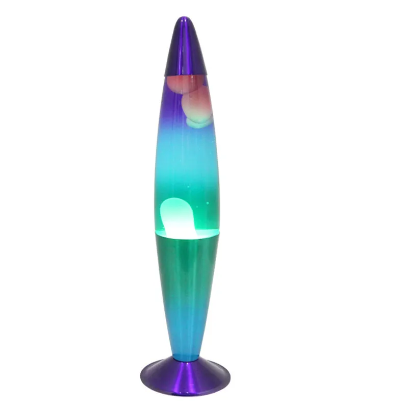 Cheap Modern Fancy Black Red Blue Green Gold Classic Luxury Rocket Tripod Column Bubble Tube Shape Glitter Floor Lamp