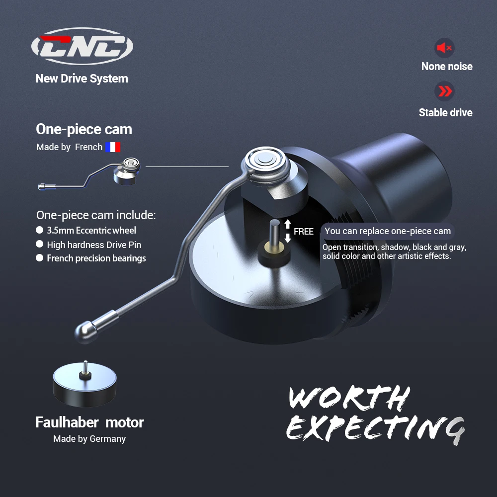 CNC Q2 Faulhaber Motor Short Rotary Tattoo Pen Machine