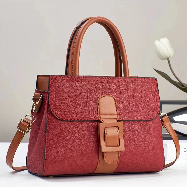 luxury brand pu fashion colorful  high quality beautiful ladies handbags women bags