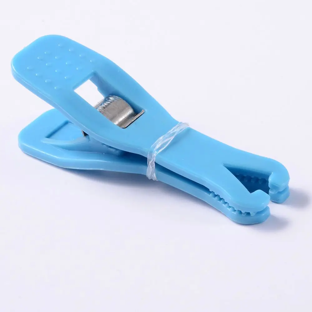 Blue Plastic Disposable Piercing Tool body ear lip navel nose tongue Clear septum forceps pliers clamp tool body piercing