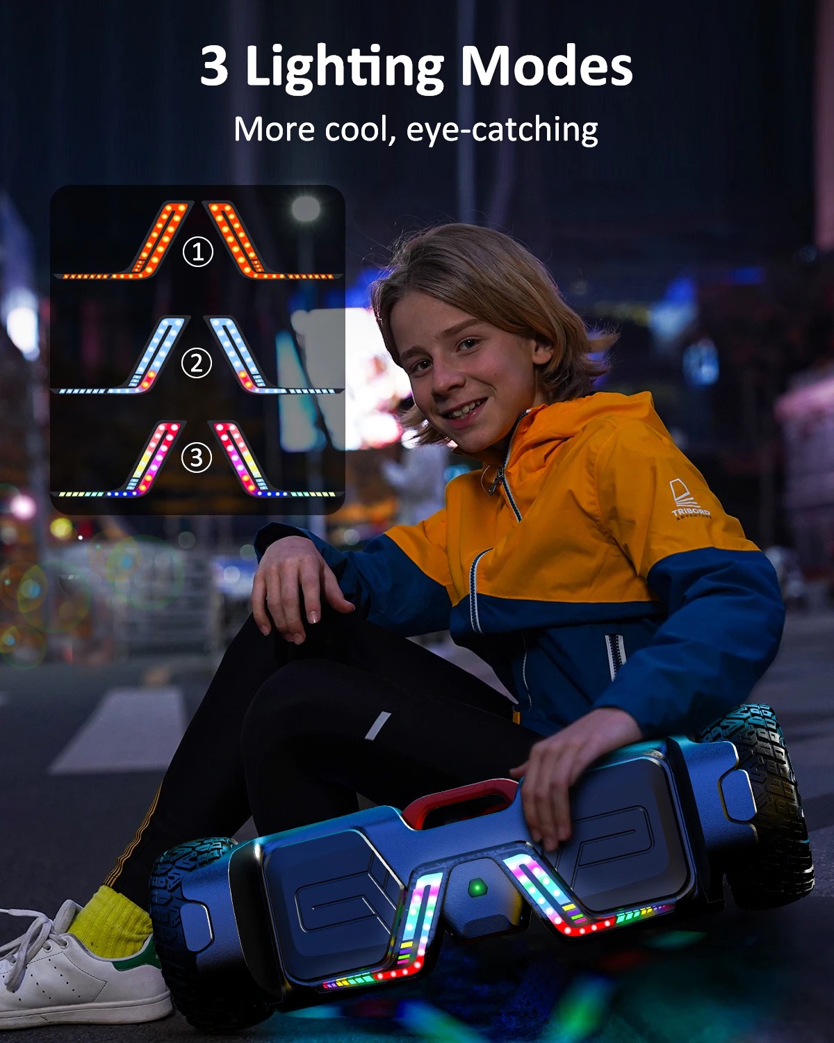 2022 new Gyroor Y1 Pro 8.5 inch hoverboard Self balancing scooter with colorful LED light hoverboard used cheap