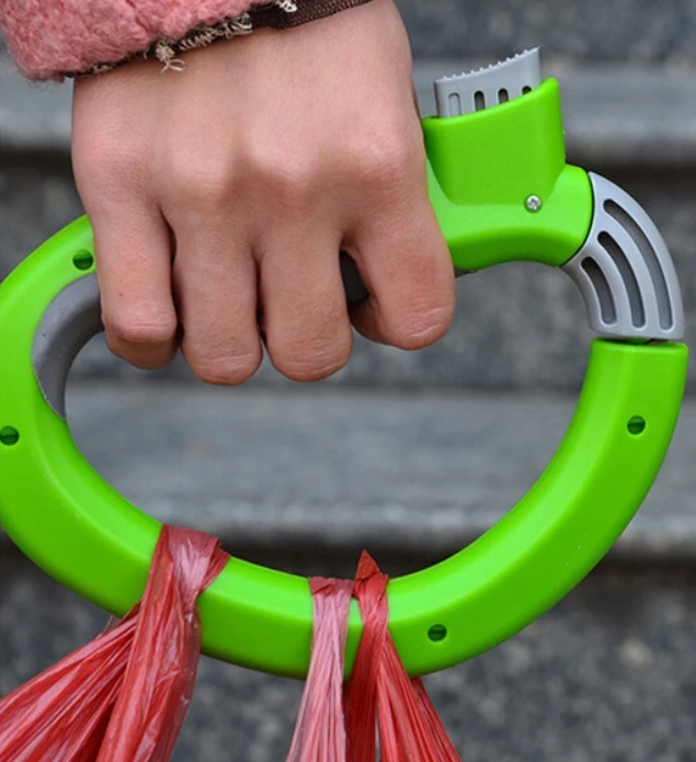 Convenient tool for carrying vegetables, anti strangulation handheld object, plastic bag lifting, shopping grocery