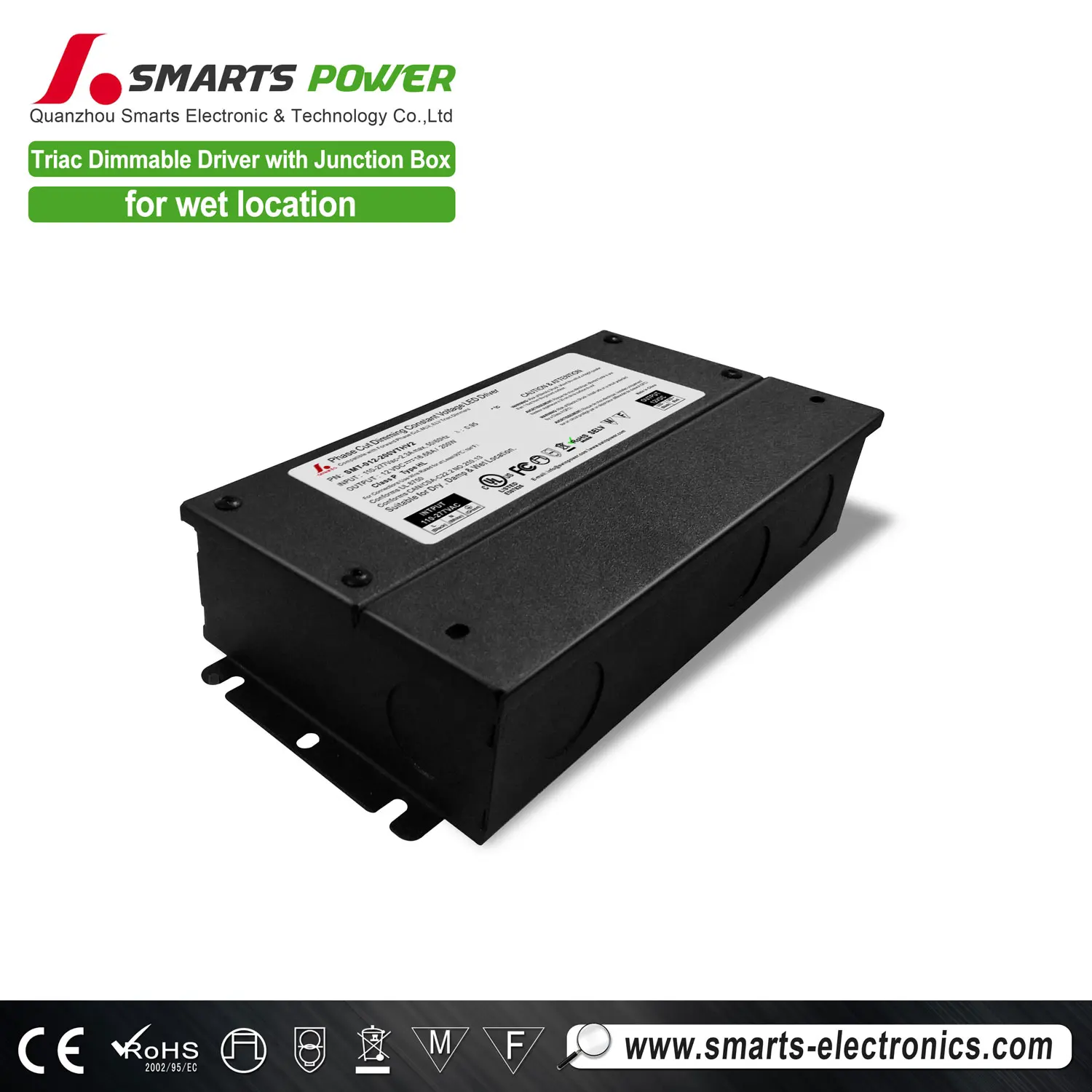 outdoor 12v 200w led transformer MLV ELV dimming driver PWM output