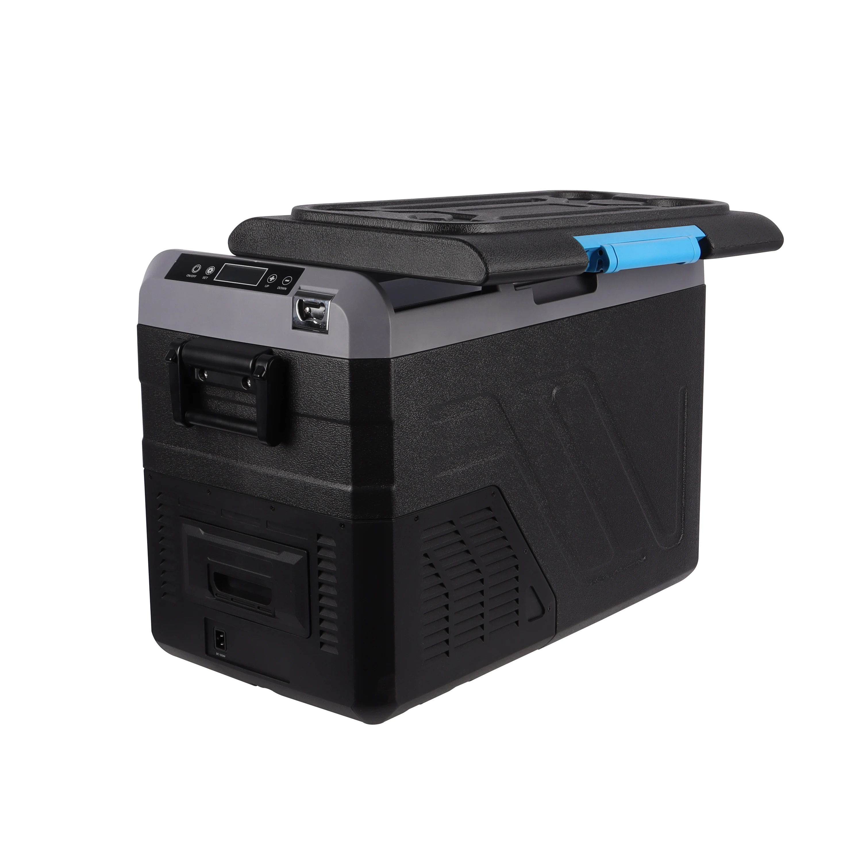 32L Freezes down to minus zero single zone compressor with digital display cooler box for car