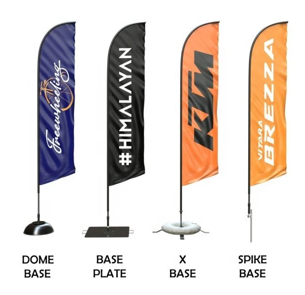 Car Wash Coffee Shop Durable Outdoor Holiday Christmas Sale Large Feather Flags Banners