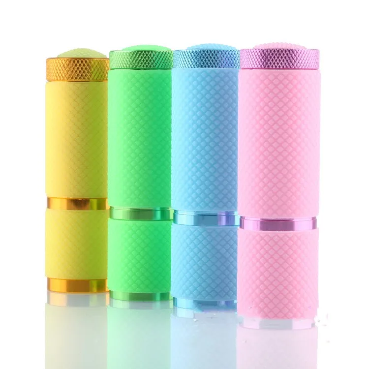 Portable Mini Nail Drying Lamp 21 LED Light Therapy Lamp Fast Drying Gel Nail Dryer Home and Salon Flashlight