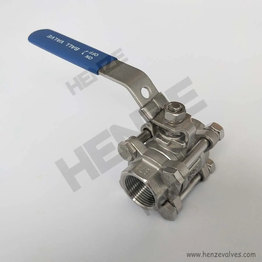 Шаровые краны с резьбой BSP NPT SS304 SS316 3 шт.