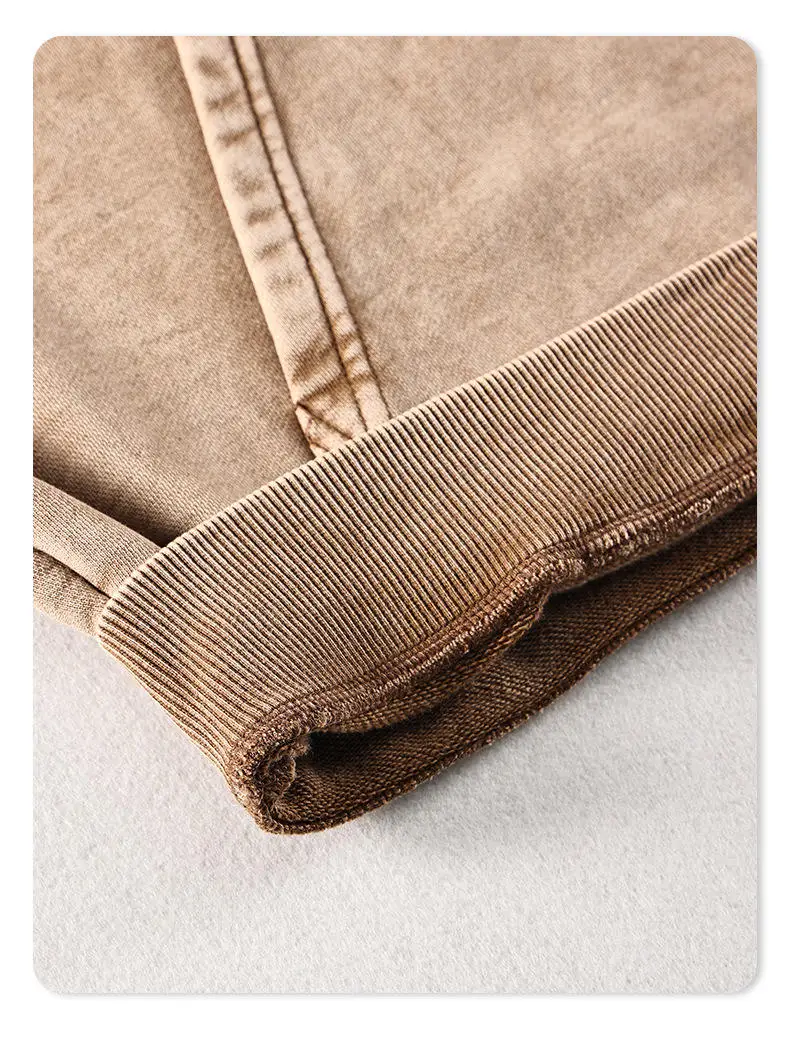 Wholesale 500gsm heavy Plain Custom heavyweight Distress Oversized Blank Stone Acid Vintage Wash Hoodie essentials hoodie