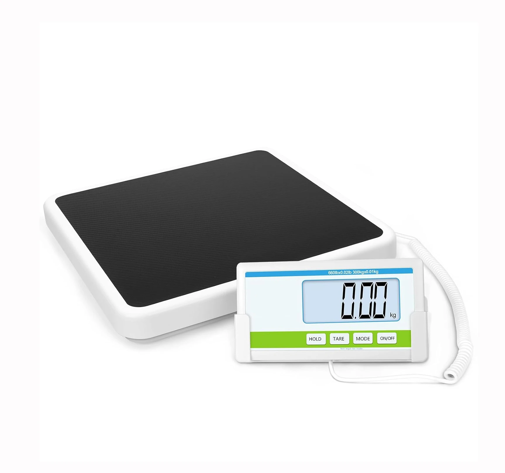300kg/660lb Electronic Scale Digital Body Weight Medical Grade Floor Scale Portable Easy to Read Digital Display Heavy Duty Home