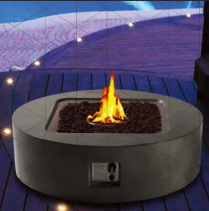 Heizung Gas Burning Fire Pit Outdoor Propane Gas Burning MGO Fire Pit Bonfire Smokeless Fireplace Heater Chimenea Furnace