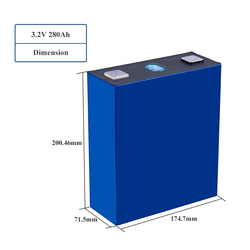 Литий-ионные аккумуляторные батареи класса А Rept Lfp Prismatic lifepo 3 2V 2 V 280Ah Lifepo4 для солнечной системы