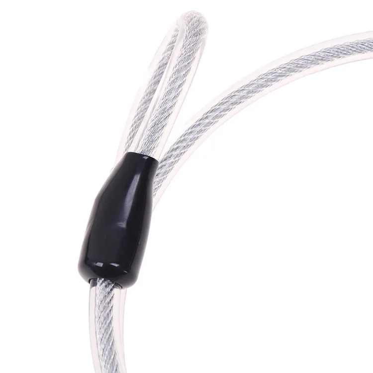 Bicycle Security Loop Cable Lock Scooter Guard Bike Motorcycle Helmet Protector Anti Theft Steel Wire Rope Locks