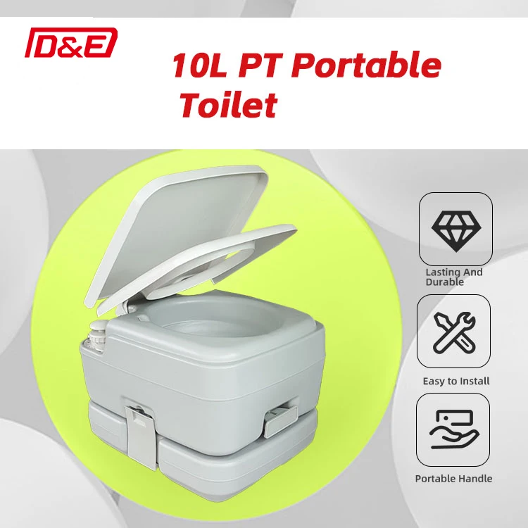 Hot Sales Outdoor Portable Toilet 10L Camping Travelling Hiking RV Toilet Outdoor Camper Portable Travel Toilet