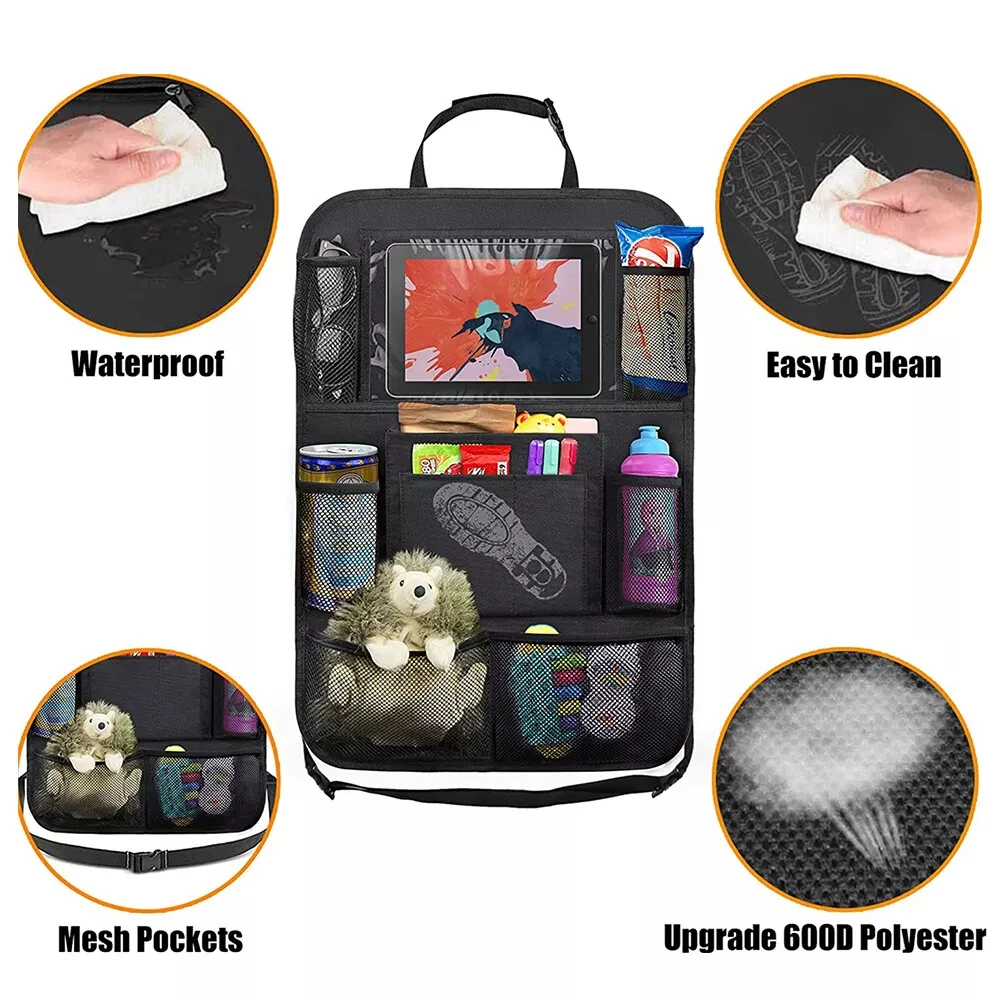 car middle net pocket book handbag holder advanced seat storage organizer for passenger