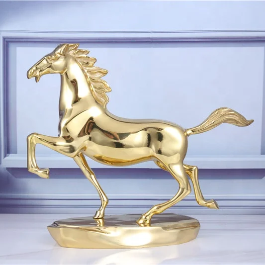 
Gifts and crafts award statues sculptures souvenir home decoration collectible table figurines polyresin horse head 