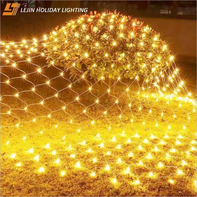 2x2M 400LEDs Mesh Fairy String Light Garland lighting Fairy Wedding Party Holiday LED Light Net