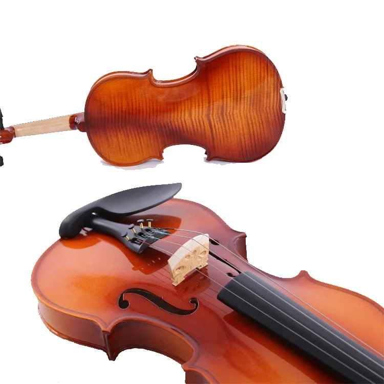Popular brand student violin Handmade Art flamed violin Ordinary  wood violin