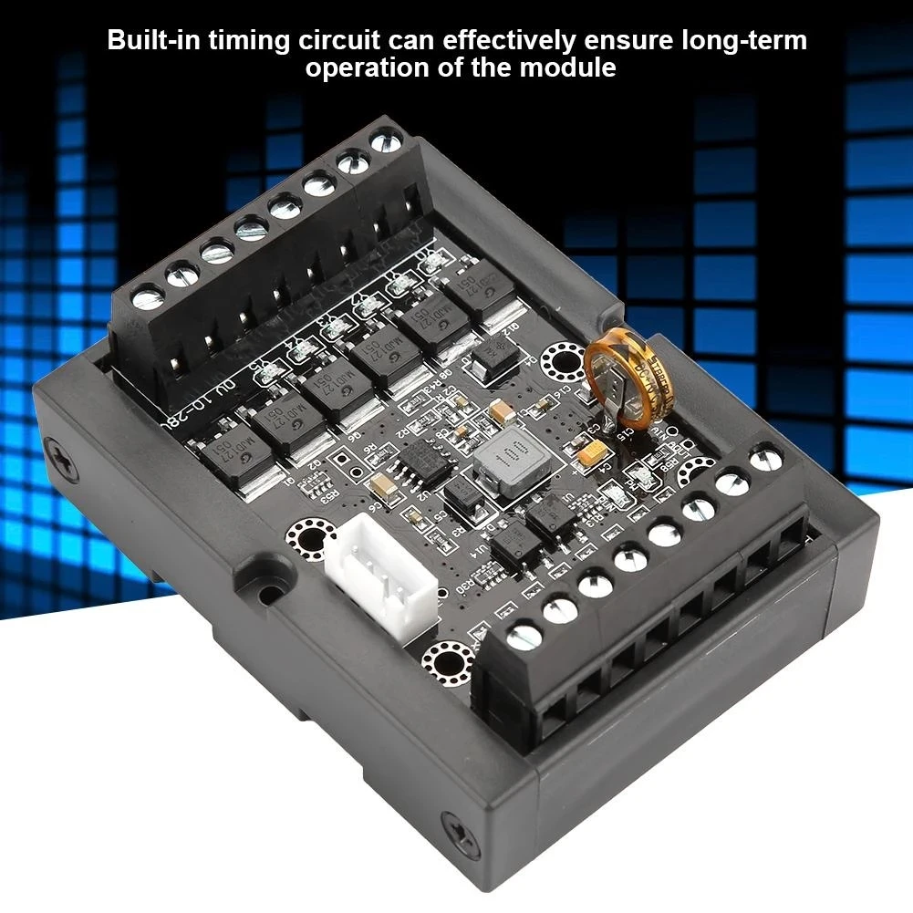 PLC Programmable Logic Controller DC10-28V PLC Regulator FX1N-14MT Industrial Control Board Relay Delay Module Logic Controller