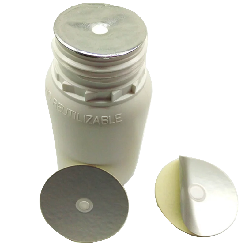 Manufacturer agrochemical bottle vent seal liner in bottle cap vented PE foam inner seal liner for PP/PET/plastic bottle