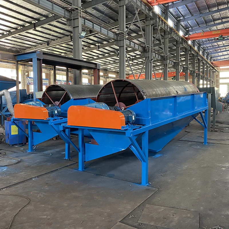 High Quality Portable Rotary Drum Trommel Screen For Topsoil Clay Gold Washing Plant