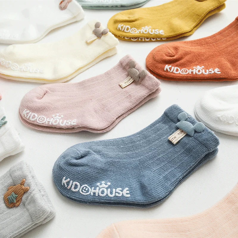 Hot little infant baby korean spanish cute sock manufacturer Lolita kids cotton bow baby socks for girls