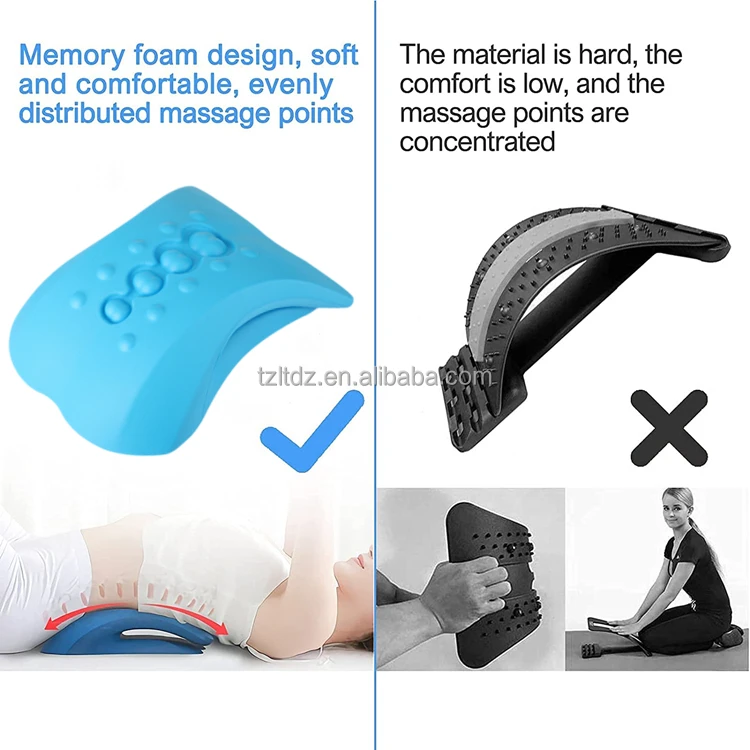 Relaxer Lumbar Traction Devices Back Stretcher Back Massager for Herniated Disc Sciatica