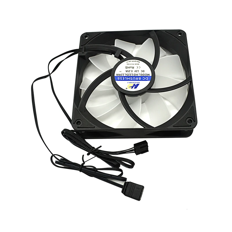 case fan rgb  12025 case fans led 12V 120X120X25MM pc case fan 120mm