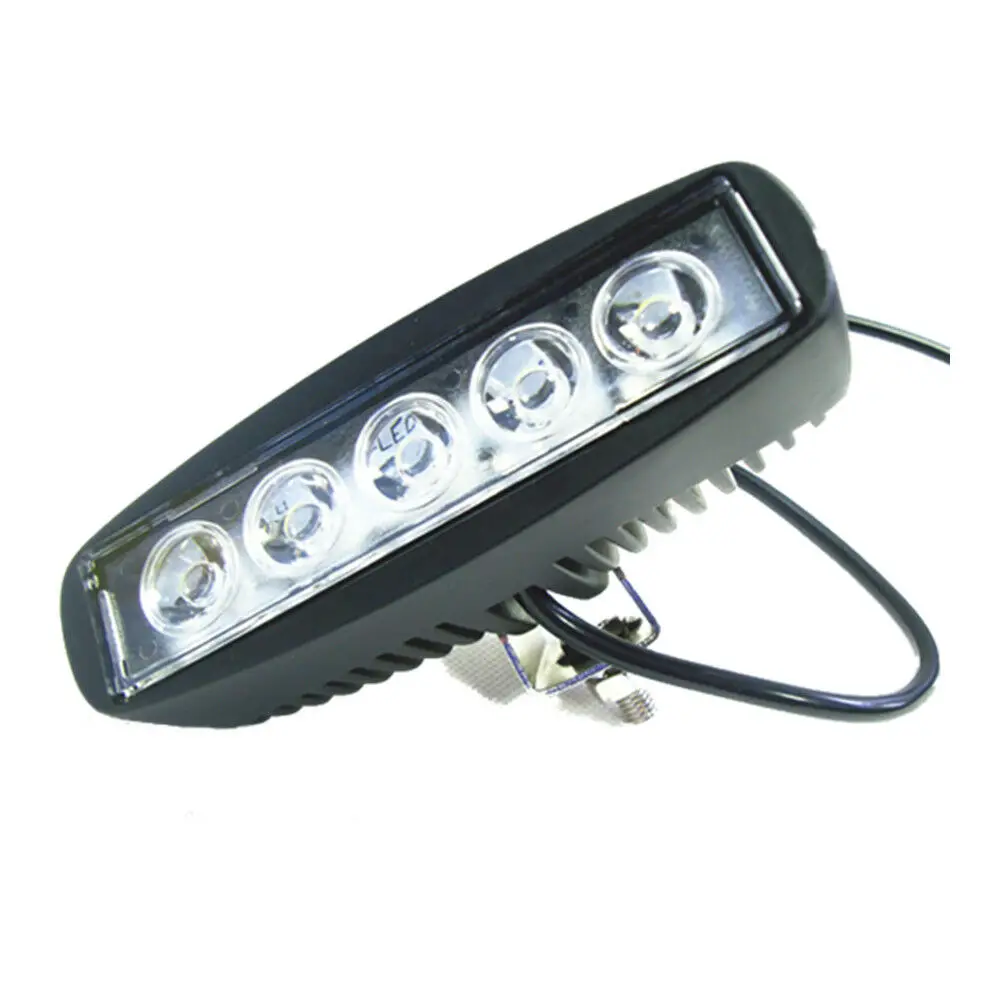 Guwo автозапчасти Фабрика Горячая Распродажа 2X 15 Вт точечная светодиодная световая панель однорядные рабочие фары дальнего света для внедорожника грузовика вездехода внедорожника 4WD