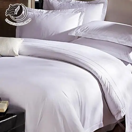5 Star Hotel Bed Sheet Bedding Set Satin Bedding Set For Hotel Use