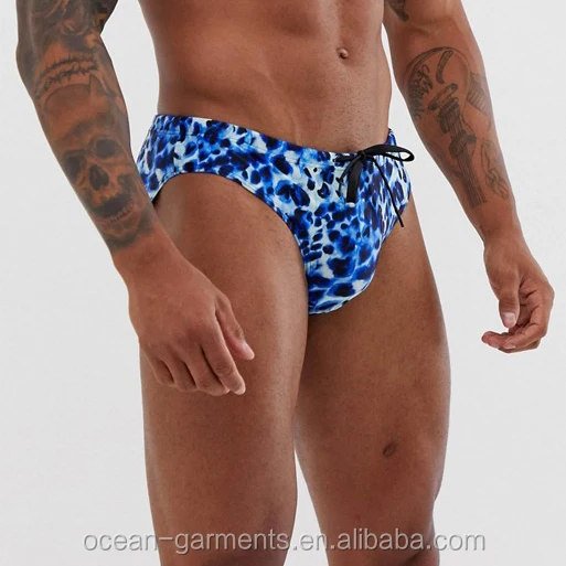 swim brief leopard print2