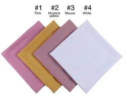 Zipei New Design Solid Color Islamic Polyester Muslim Scarf Malaysia Tudung For Women