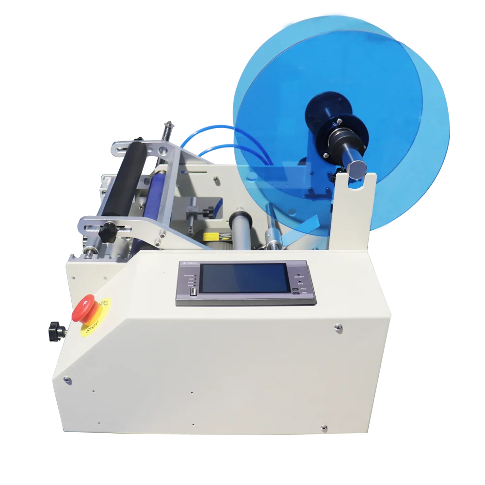 Manual Labeling Machine For Round Bottles Semi Automatic Labeling Machine Label Applicator