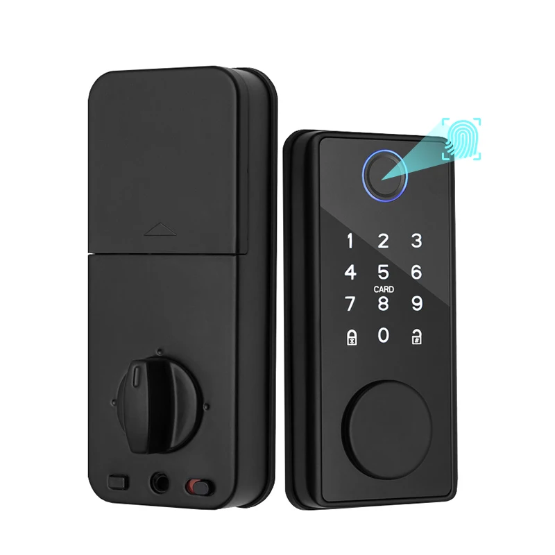 hotel electronic door lock smart fingerprint padlock smart lock without handle suit for most type of door