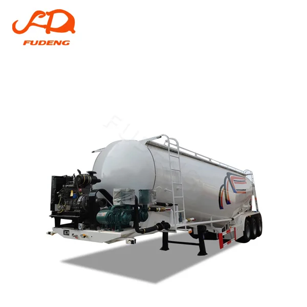 2/3 axles 45 cbm powder tanker bulk cement tank trailer