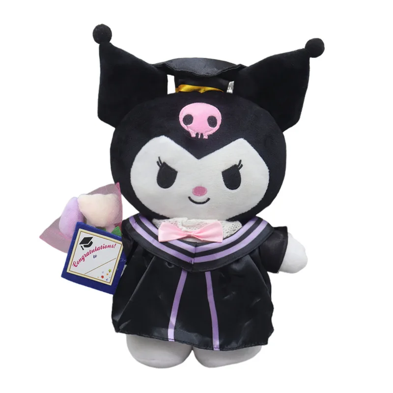 Hot Selling Anime Soft Pink Kuromi Cinnamoroll Sanrios My Melody Kawaii Cute Backpack Plush Doll Toys For Birthday Gifts