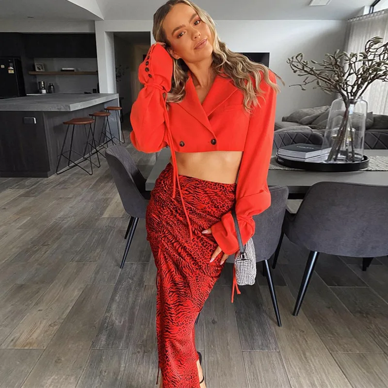 YOUSHINE Spring Summer Fashion Women Y2K Sexy Drawstring Lace Up Ruched High Waist Satin Slit Midi Skirt Zipper Slim Fit Skirt