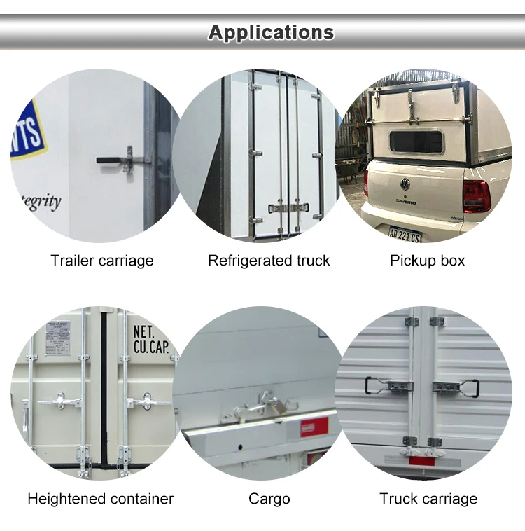 van truck rear door lock gear set,trailer handle door lock,cooling box truck door locking gear