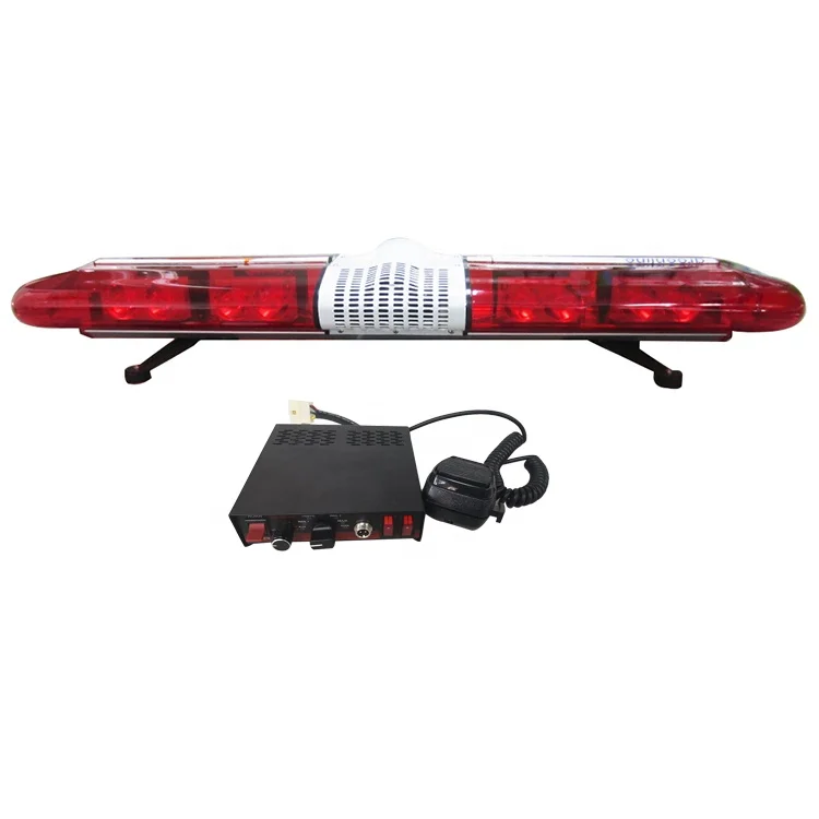 Ambulance red LED lights for car emergency warning rotating light bar top roof police flashing