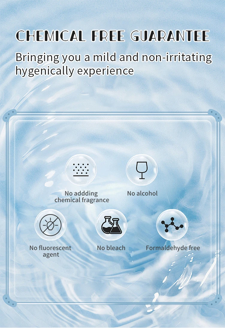 Super Cost-Effective Household Flushable Wet Wipes Durable Thickened Degradable Pure Water Toilet Paper for Cleaning